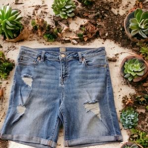 Soho New York & Company Jean Shorts Sz 8